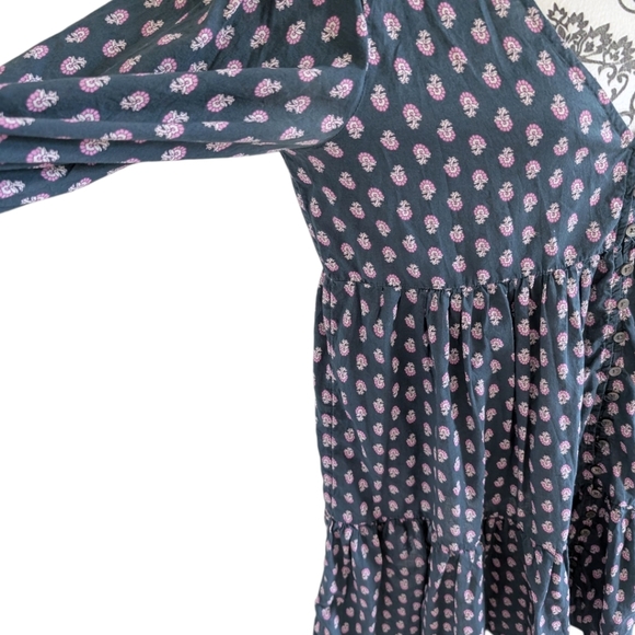 J. Crew Tiered Dress Women S Romantic 90s Babydoll Cottage Puff Sleeve Cotton - Picture 7 of 16